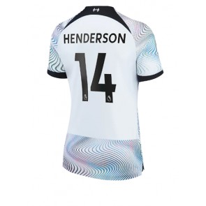 Liverpool Jordan Henderson #14 kläder Kvinnor 2022-23 Bortatröja Kortärmad